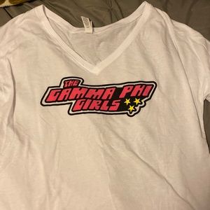 The gamma phi girls v-neck tshirt! Size medium